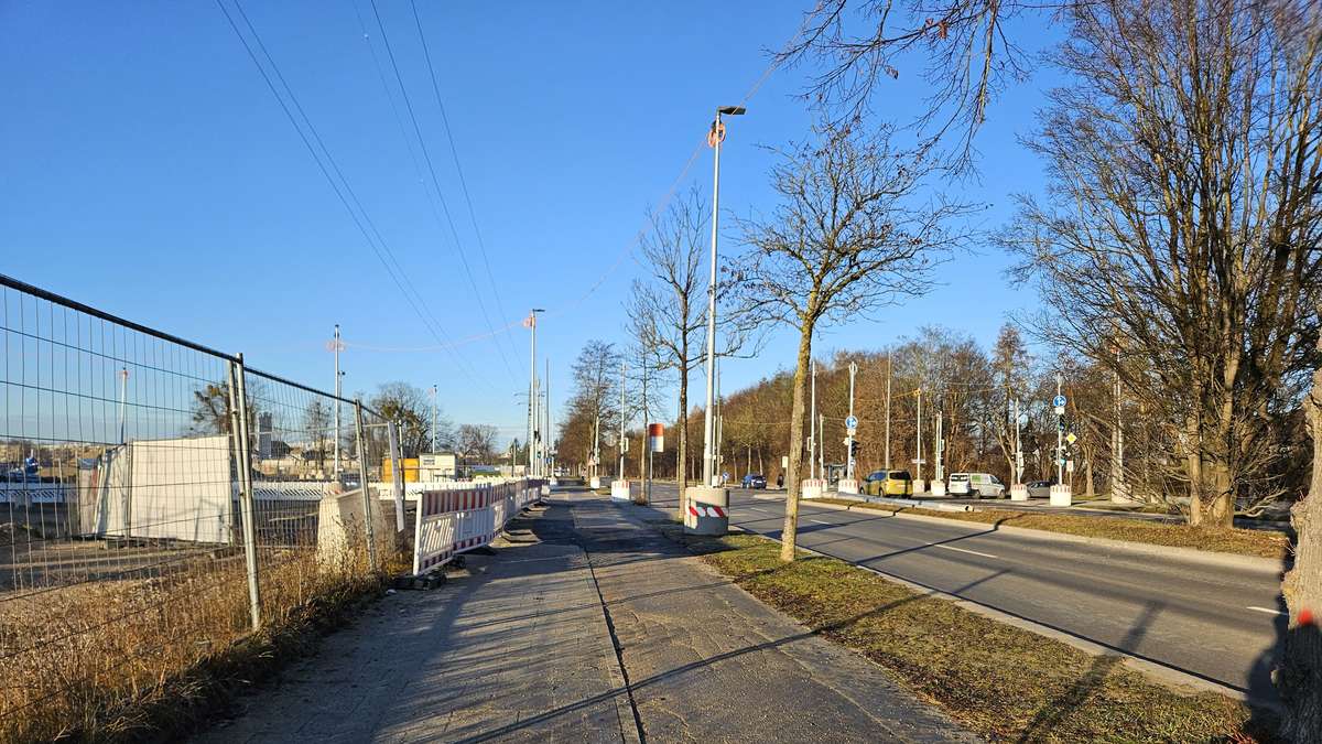 Schallschutzwand für wichtige Verkehrsachse in München