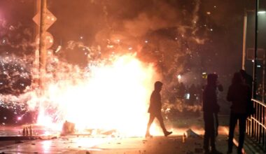Neujahr: Polizei in Leipzig mit Flaschen und Pyrotechnik beworfen