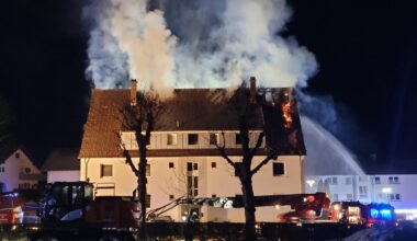 Silvester: Drei Tote bei Bränden in Baden-Württemberg
