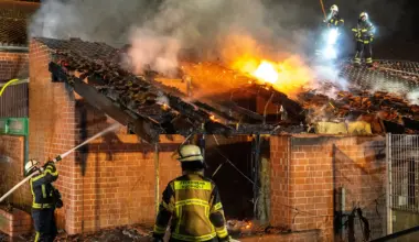 Hoher Schaden nach Feuer in Schulsporthalle in Buchholz