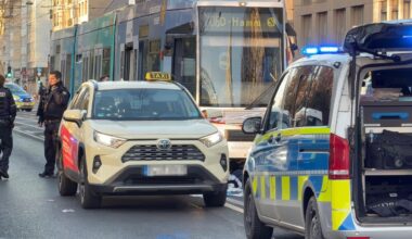 Sch&uuml;sse auf Taxi in D&uuml;sseldorf