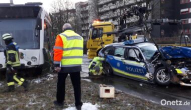 Acht Menschen bei Straßenbahn-Unfällen in Bayern verletzt