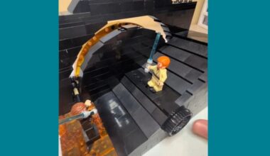 "Ich hab den High Ground!" – Bastler baut die wohl kultigste Star Wars-Szene aller Zeiten in LEGO nach und begeistert 291.100 Fans