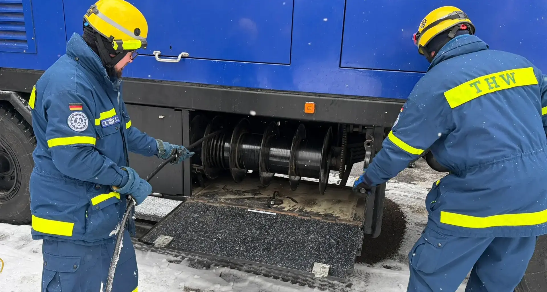 Stromausfall Berlin: THW aus Niedersachsen hilft vor Ort