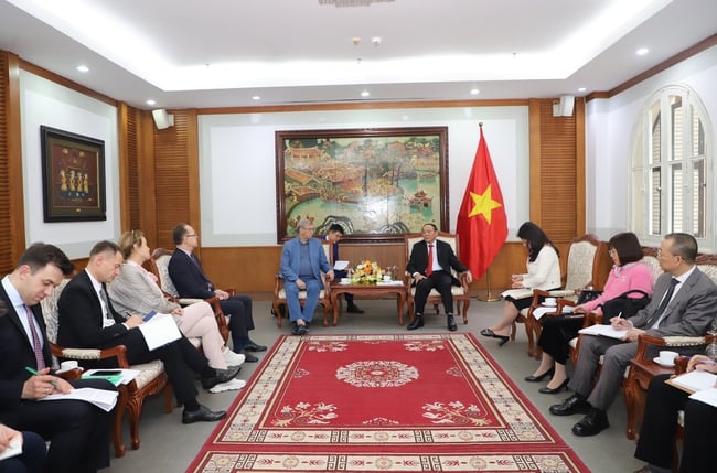 Bộ trưởng Nguyễn Văn Hùng tiếp Chủ tịch Hội đồng quản trị Tập đoàn AFK Sistema của Nga - Ảnh 4.