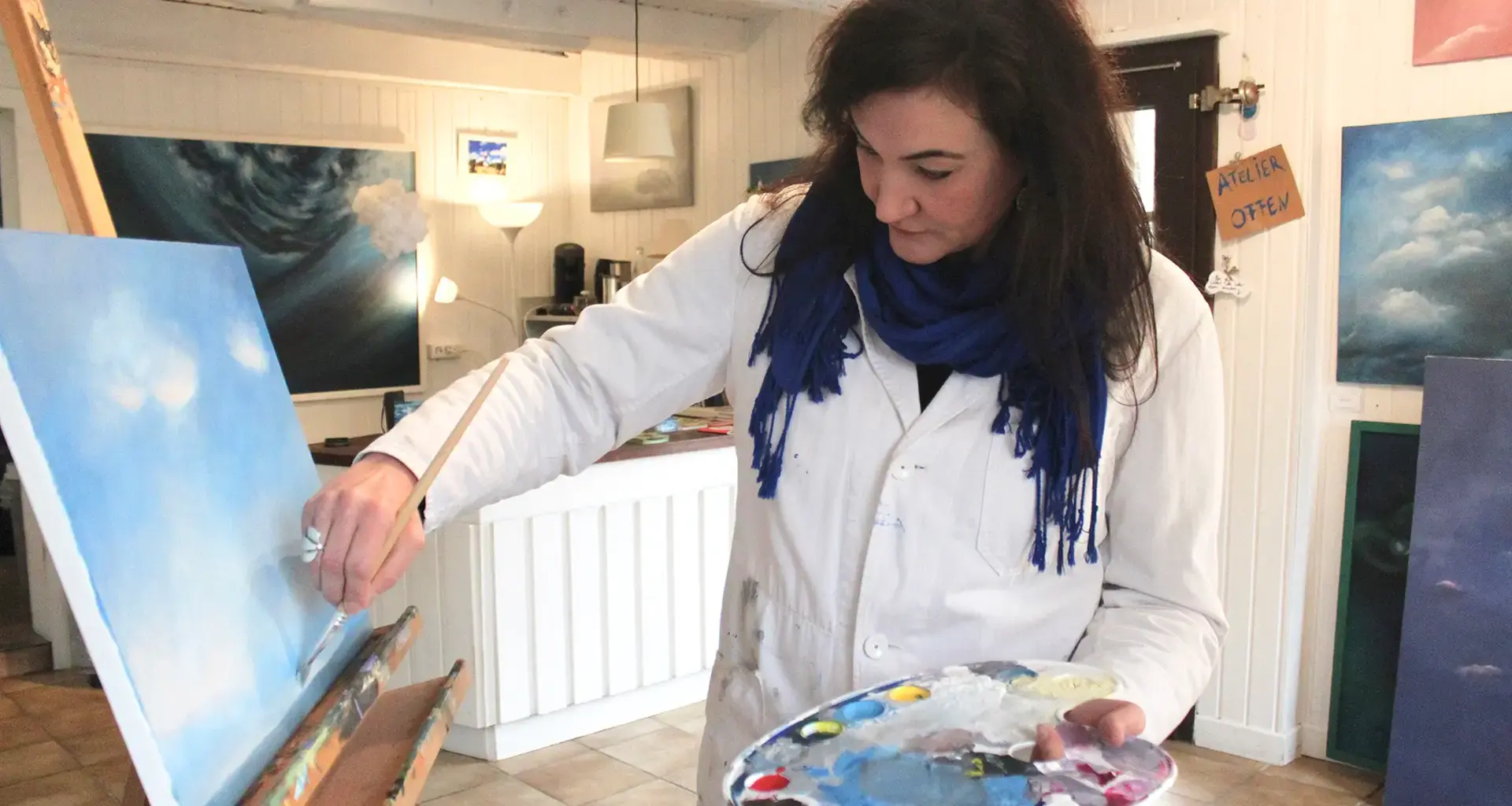 Wolkenmalerin aus Fischerhude: "Sollten alle öfter in den Himmel schauen"