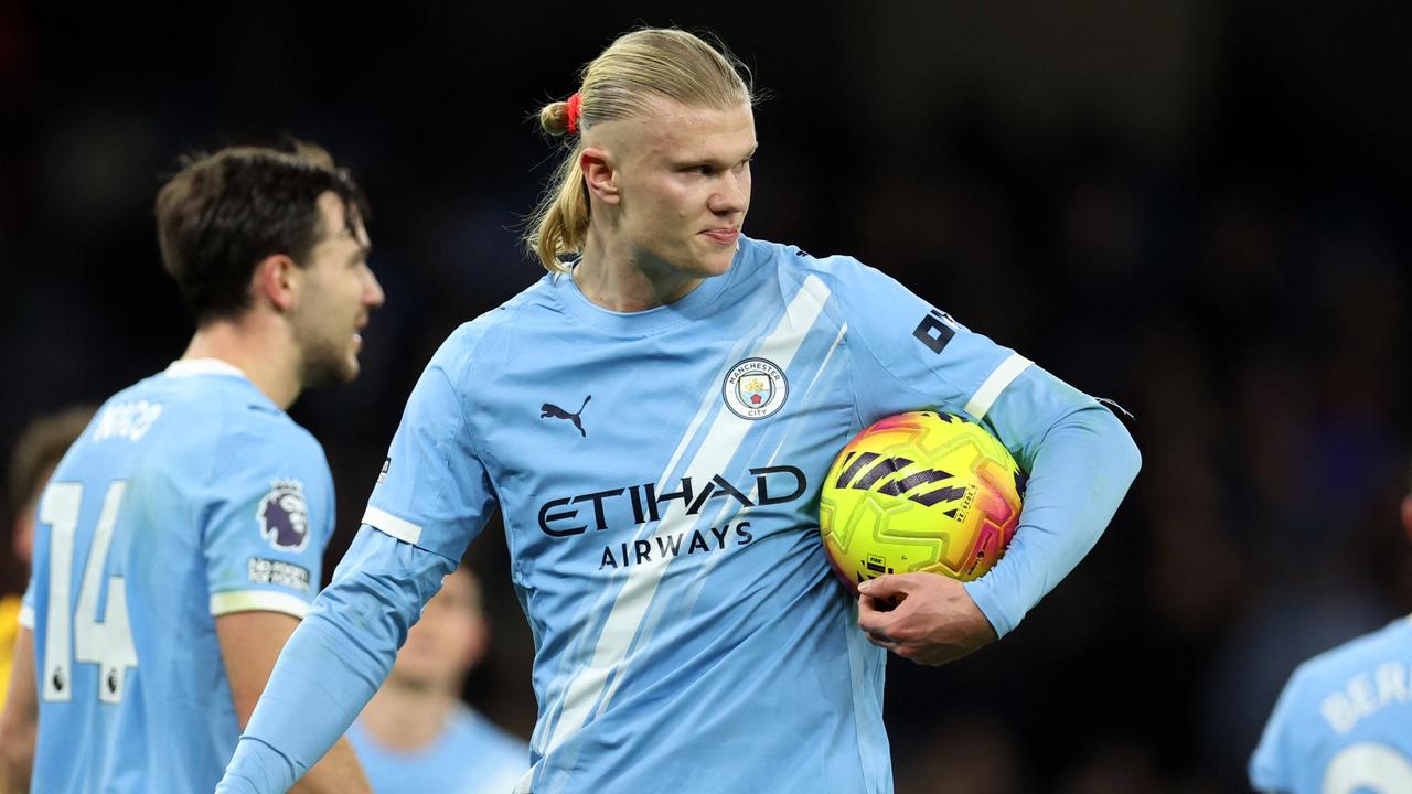 Remis gegen Brighton & Hove: Trotz Haaland-Rekord - City lässt erneut Federn