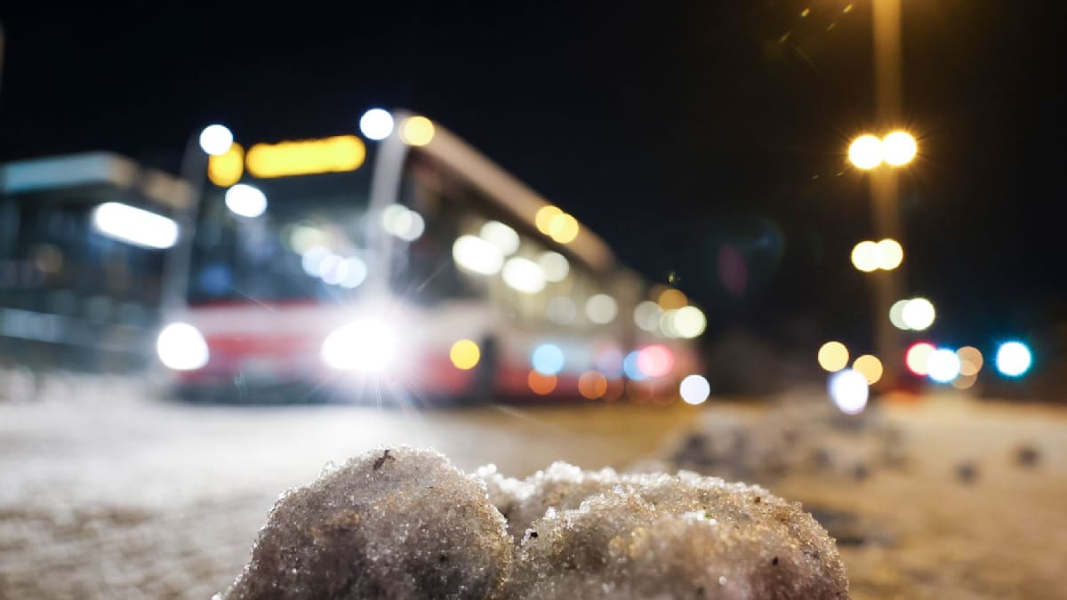 Öffentlicher Nahverkehr ist wegen Wetters eingeschränkt