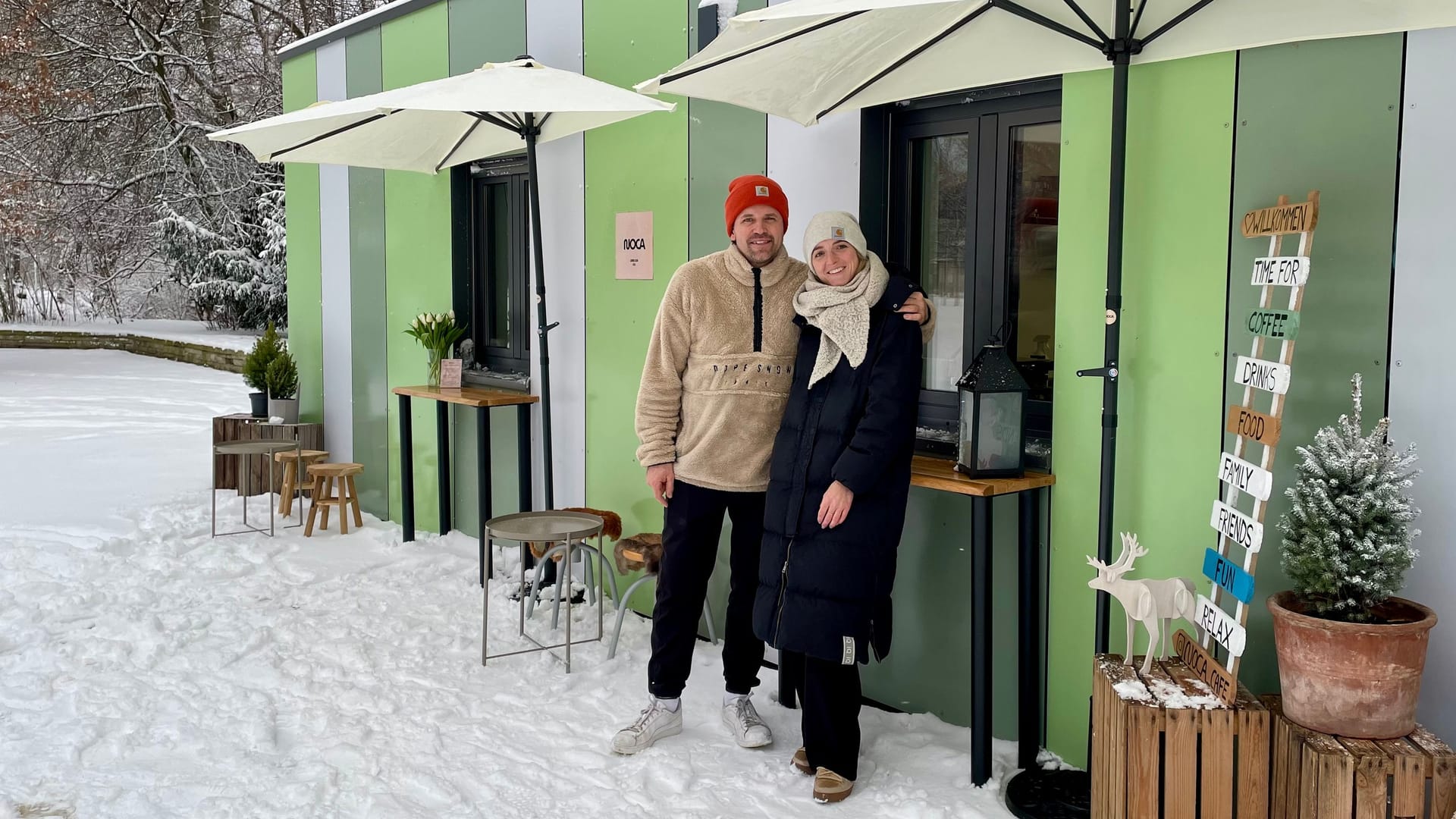Norman und Caroline Metzing: Sie sind die neuen Betreiber der Florabar im Sternwartpark.
