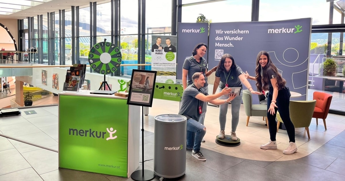 Gesundheit erleben - Merkur bringt Bewegung zu den Krone Gesund Tagen