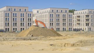 Neubauten, Baustelle, Daumstraße, Haselhorst, Spandau, fotografiert am 18.08.2025. (Quelle. Picture Alliance/Joko)