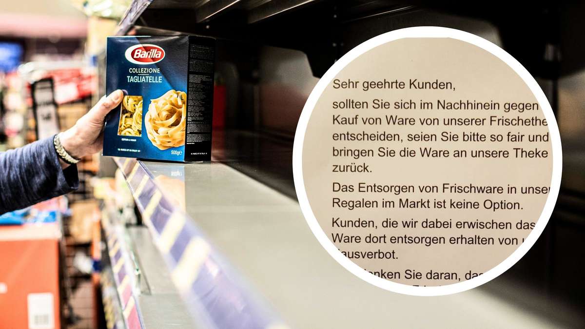 NRW-Supermarkt droht in Aushang mit Hausverbot: „Das nimmt Überhand“