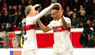 Vier Tore in einer Halbzeit - Stuttgart führt Leverkusen vor