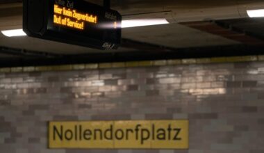 Drei U-Bahnlinien von monatelangen Bauarbeiten am Nollendorfplatz betroffen