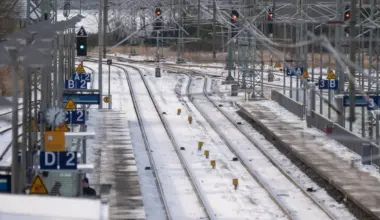 Sturmtief "Elli" in MV: Fernverkehr weiter stillgelegt