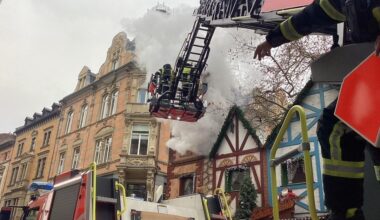 Feuerwehr Wiesbaden musste Feuer löschen