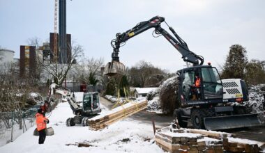 Am Anschlagsort lief ein Projekt zur Kabelverlegung