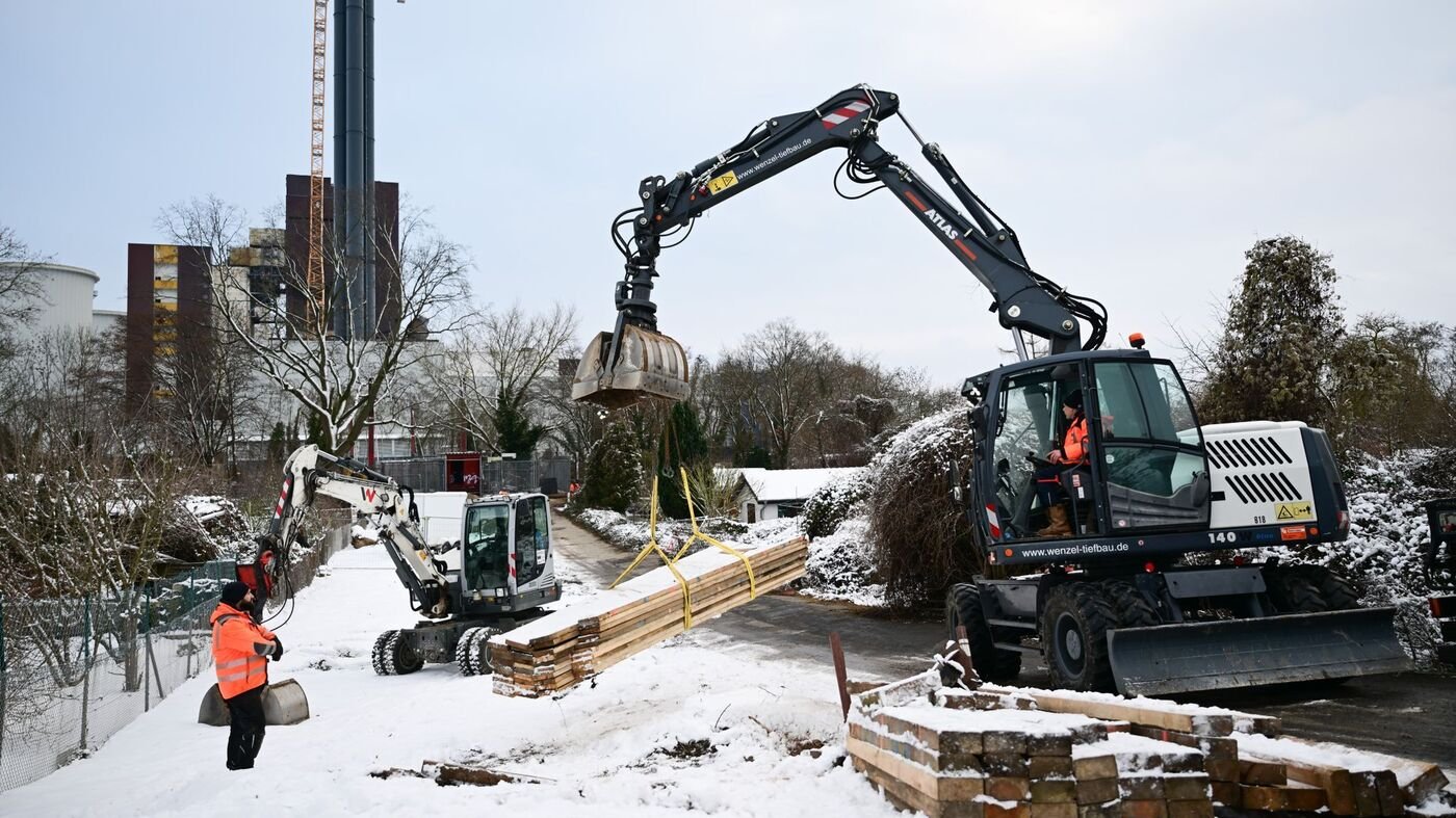 Am Anschlagsort lief ein Projekt zur Kabelverlegung