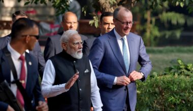 Indien: Kanzler Friedrich Merz vereinbart enge Rüstungskooperation mit Indien