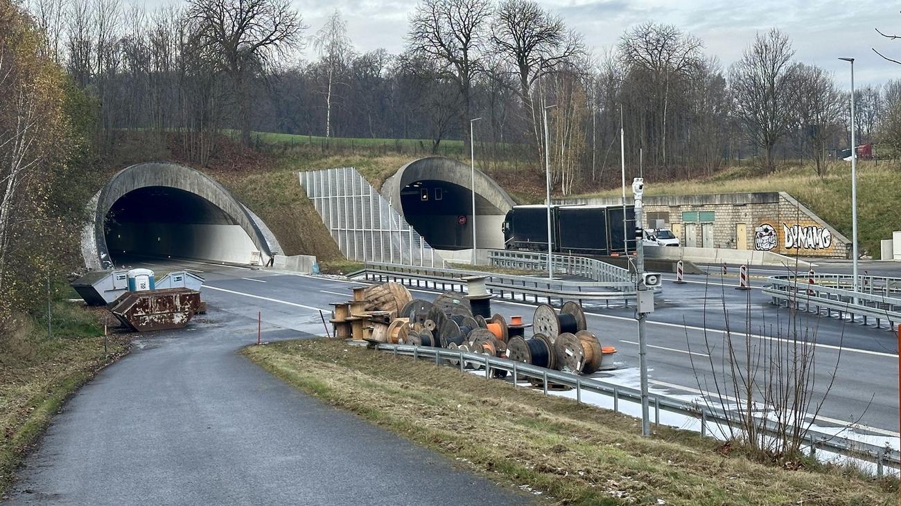 Verkehr: A4-Tunnel Königshainer Berge: Richtung Dresden 4 Tage dicht