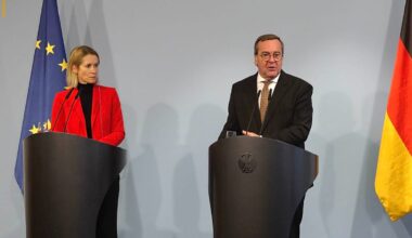 Kallas besucht Berlin zu Gesprächen mit Pistorius über Ukraine, Arktis und Verteidigung Europas