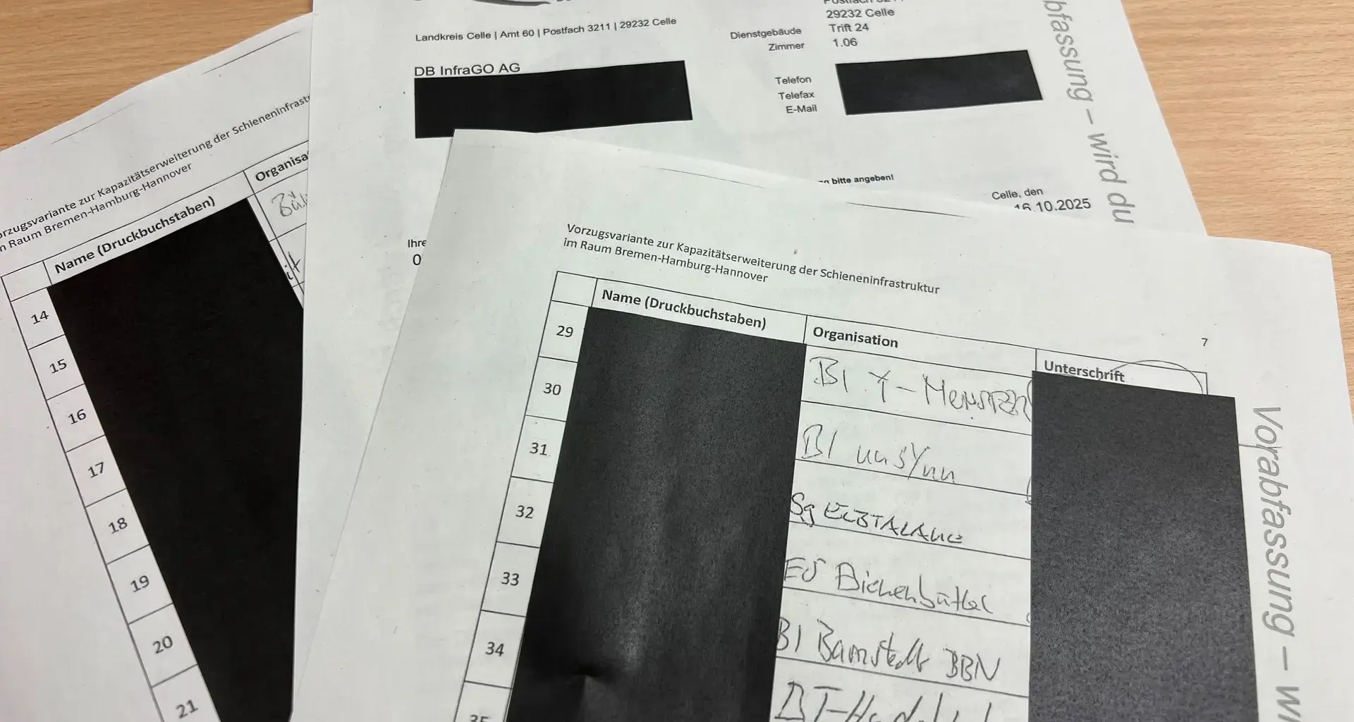 Neubaustrecke Hamburg-Hannover: Datenpanne beim Ministerium