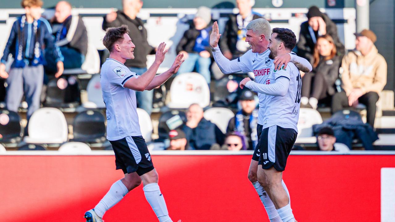 3. Liga: Hattrick von Besio: Verl gewinnt Spektakel gegen Mannheim