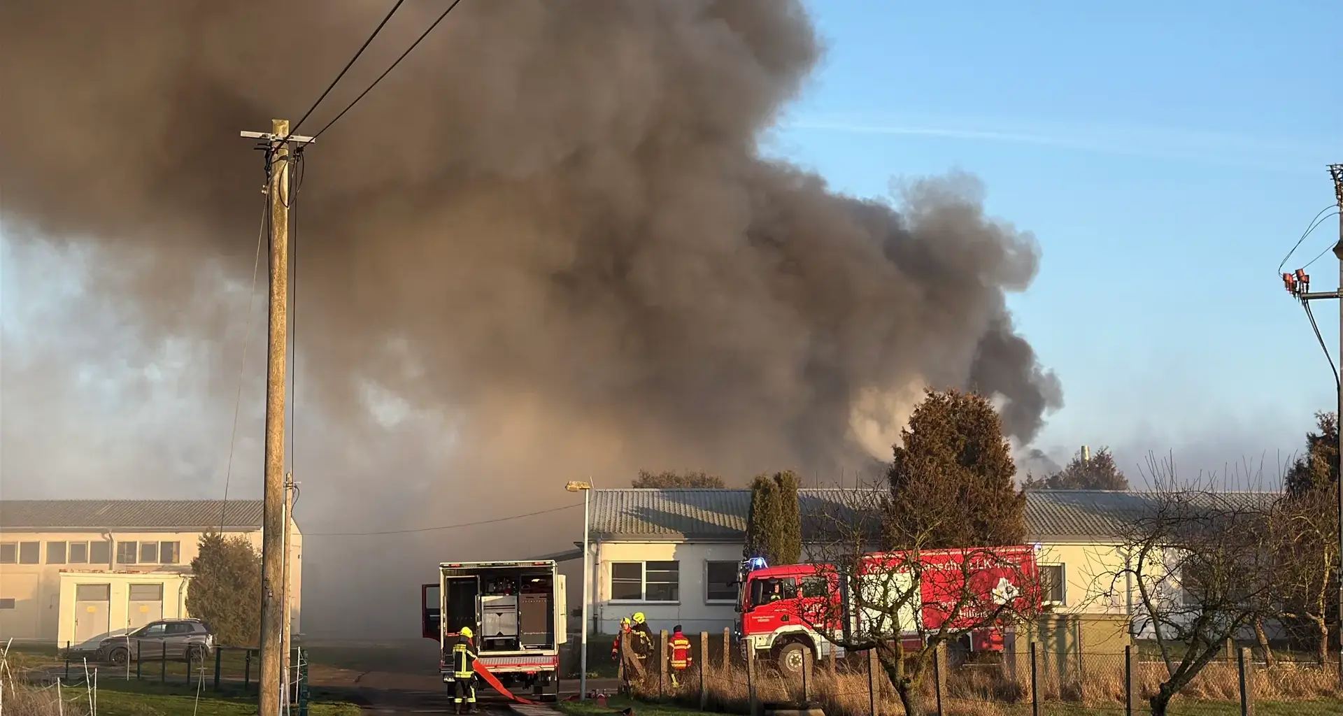 Brand in Schweinestall in Siedenbollentin