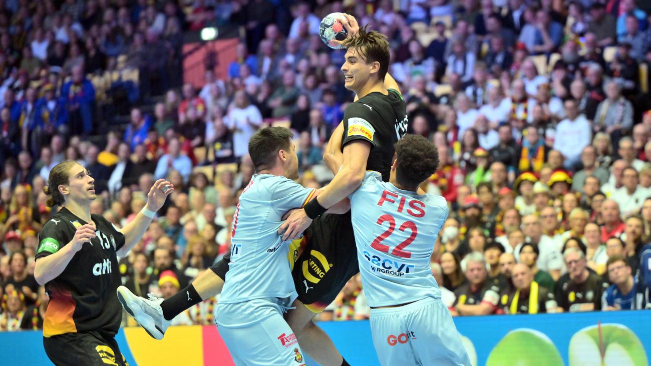 Handball-EM: Deutsche Handballer ziehen nach Sieg gegen Spanien in Hauptrunde ein