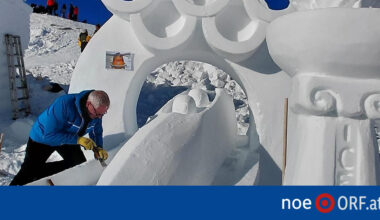 Schneeskulpturen-Bewerb: Sieg für Waldviertler - noe.ORF.at