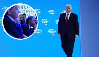 Was während Trumps Rede in Davos im Saal passiert, spricht Bände