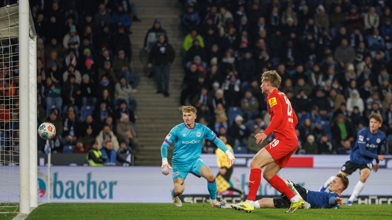 2. Fußball-Bundesliga: 2:2 zwischen Bielefeld und Kiel: Beide Serien gehen weiter