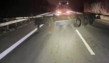 Versuchte Tötung? Sattelauflieger blockiert A281 bei Bremen