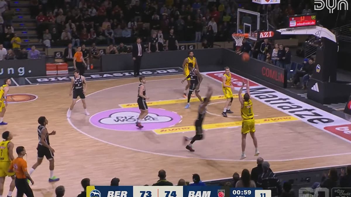 Basketball-Bundesliga: Overtime-Krimi – Alba Berlin gewinnt Klassiker gegen die Bamberg Baskets - Video