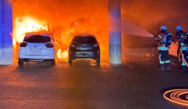 Braunschweig: Mehrere Autos in Nähe vom Bahnhof in Brand gesetzt