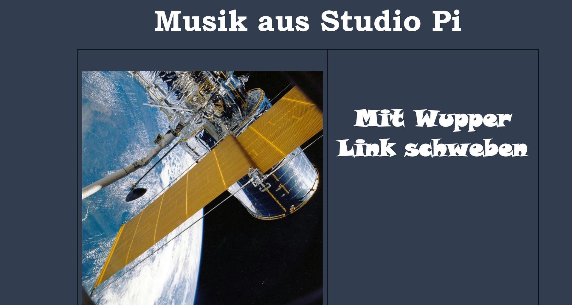 Mit Wupper Link schweben | Musik aus Studio Pi