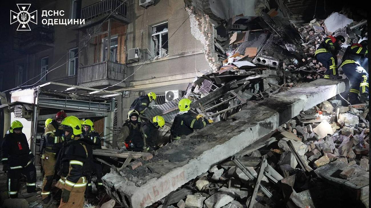 Ukraine-Krieg: Viele Verletzte in Odessa nach Drohnenangriff