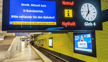 Erhebliche Einschränkungen bei U-Bahn, Tram und Bus
