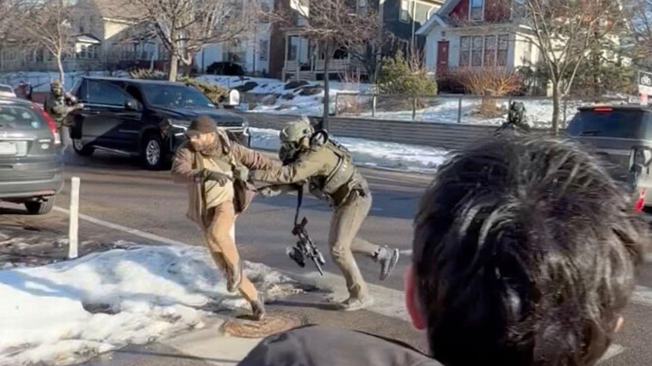 Minneapolis: Älteres Video zeigt Alex Pretti bei Auseinandersetzung mit US-Beamten