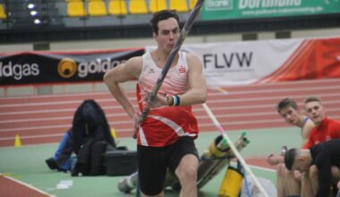 Constantin Rutsch schwingt sich im Stabhochsprung über 5,43 Meter