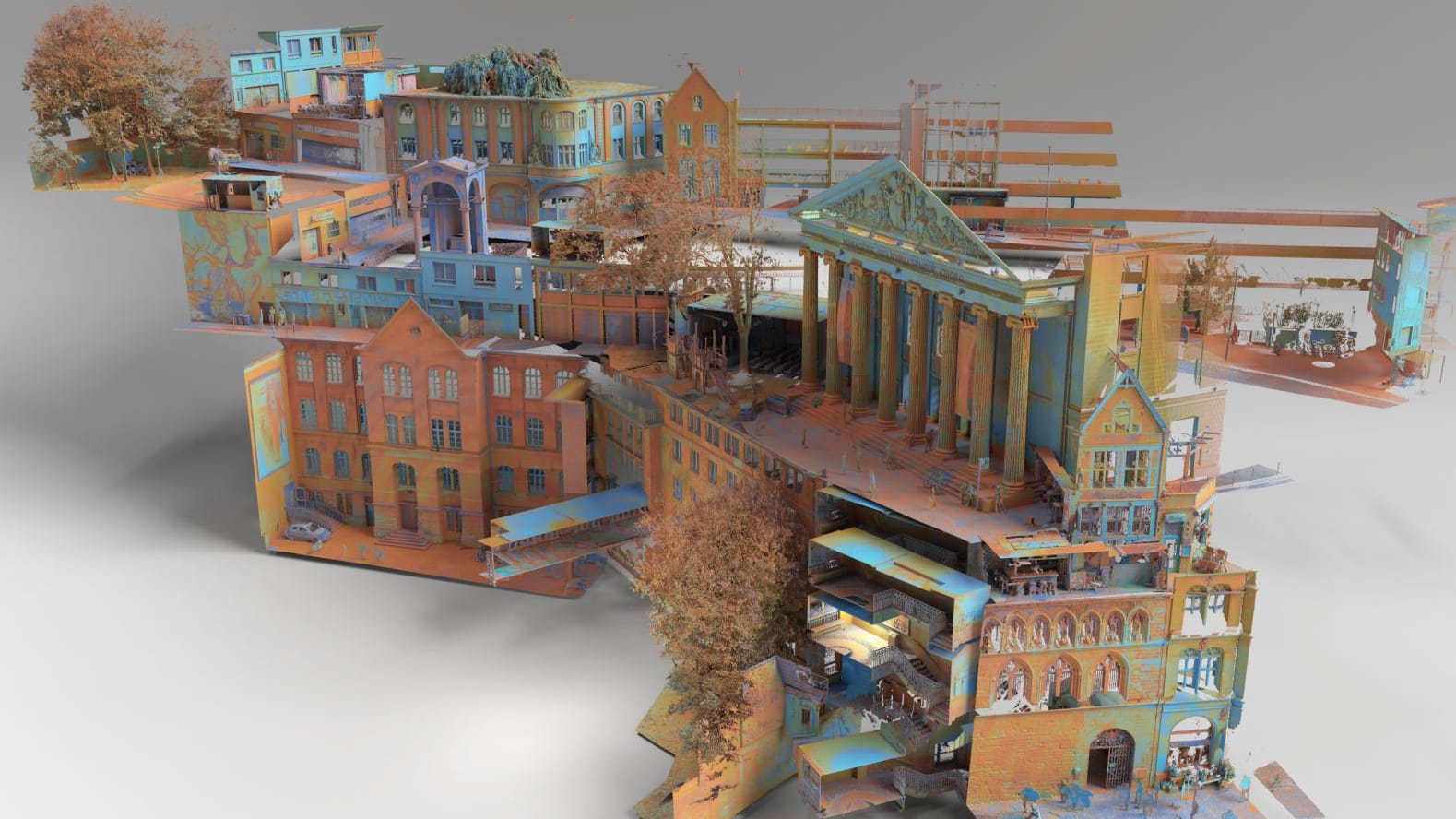 Tim Berresheim: Ein 3D-Panorama erweckt Aachens Geschichte im Suermondt-Ludwig-Museum zum Leben.