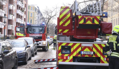 Verdacht auf Brandstiftung: Wohnungsbrand in Chemnitz