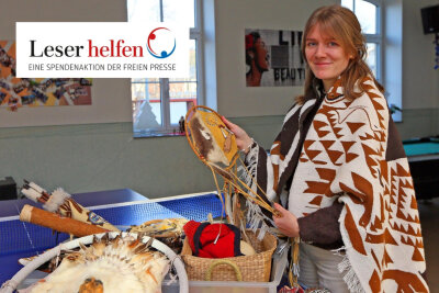 Celina Kracmar im Freizeitzentrum in Wilkau-Haßlau.