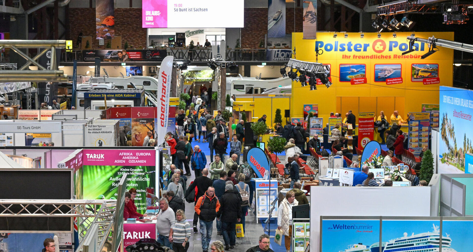Was gibt es für Reise-Singles auf der Chemnitzer Messe?