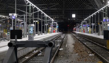 Bauarbeiten am gesperrten Hauptbahnhof Dresden im Zeitplan