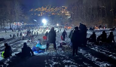 Ansturm auf Nachtrodeln im Erzgebirge