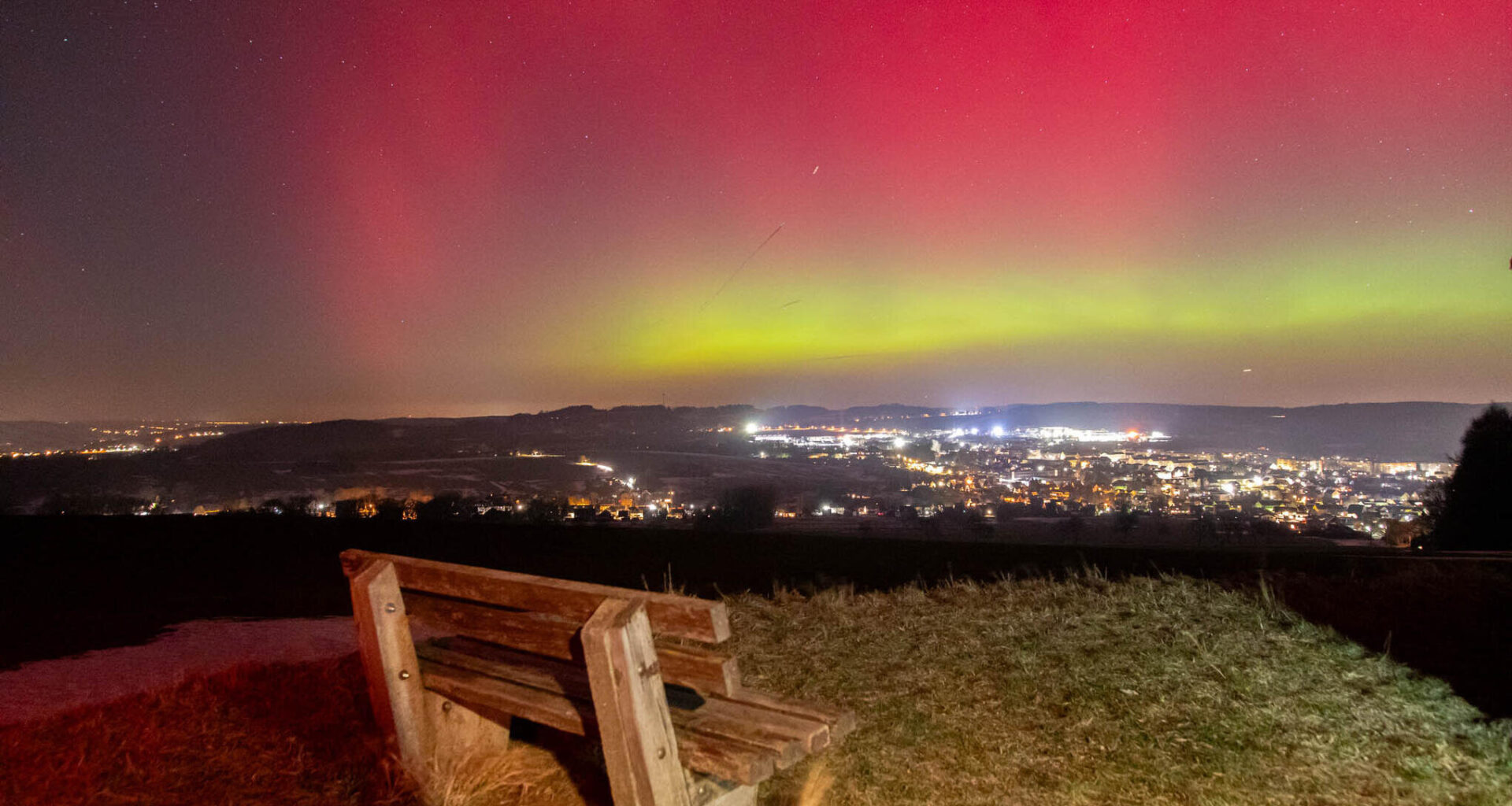 Polarlichter erleuchten das Erzgebirge – Die schönsten Bilder