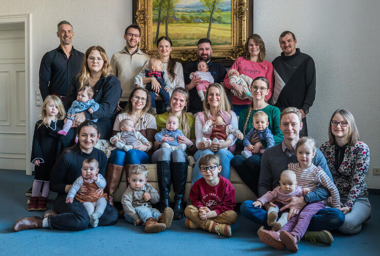 Dieser Ort feiert seine jungen Erdenbürger