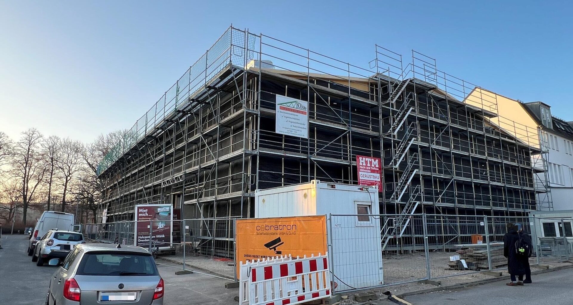 Der Rohbau steht: Chemnitz bekommt neue Sporthalle