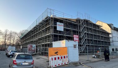 Der Rohbau steht: Chemnitz bekommt neue Sporthalle